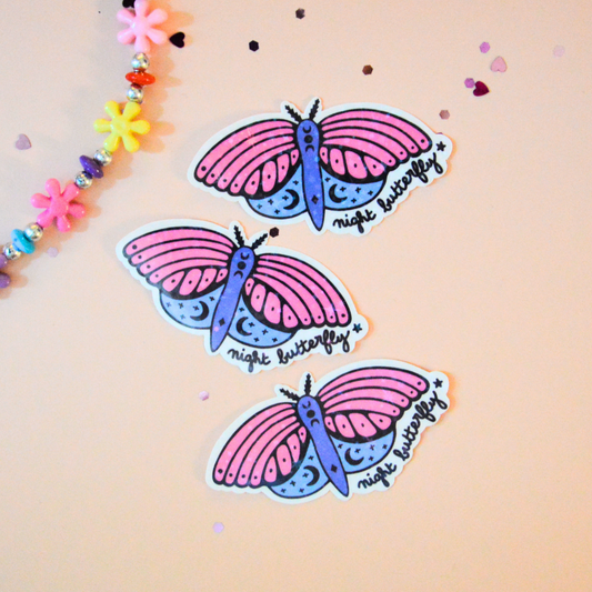 Sticker Night Butterfly